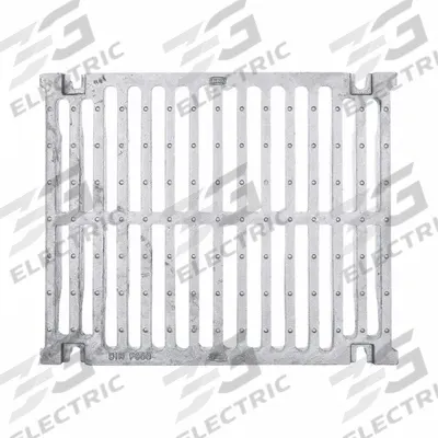 ZURN Grate: E, Rectangular, Slotted, 16 1/4 in Overall Wd, 20 in Overall Lg - Extreme Heavy-Duty Trench Drain Grates (Class E)