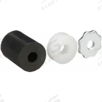 APPROVED VENDOR Bolt Hole Caster Expanding Sleeve Kit: 2 1/2 in Stem Lg, Carbon Steel, Rubber, Round (MPN 442R60). Key specifications — Brand: APPROVED VENDOR; Hardware Material: Carbon Steel.