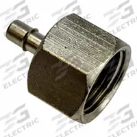 MEM-CO Mini Barbed Fitting Adapter: 3/4 in ID x 3/4 in Pipe x 11/64 in ID Size, FNPT x Tube, Brass (MPN 3/4FB4-NP). Key specifications — Brand: MEM-CO.