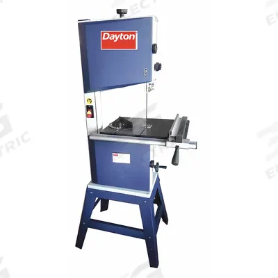 Dayton Band Saw: Vertical, 120V AC, 13 in Throat Dp - Vertical, 1,445 to 3,150 SFPM - Two-Speed Wood-Cutting Band Saws