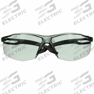 SECUREFIT Safety Glasses: Anti-Fog, Frameless, Black/Green Frame Color - Standard Welding Safety Glasses