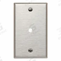 LEVITON Wall Plate: 1 Gang, Std Size (MPN 84013). Key specifications — Brand: LEVITON; Material: Stainless Steel.
