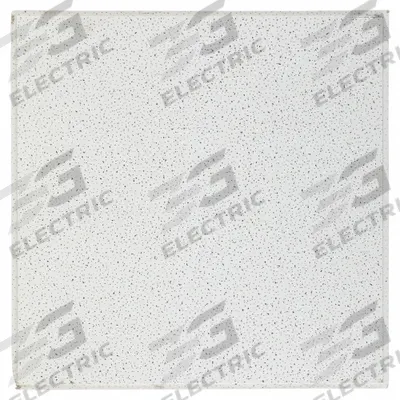 ARMSTRONG Ceiling Tile: 1756B, Fine Fissured, 24 in x 24 in, Angled Tegular, 0.75 NRC - High Sound-Absorption & Blocking Tiles for Privacy