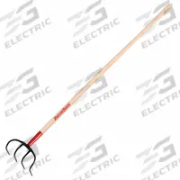 RAZOR-BACK Manure/Refuse Hook: Steel Head, Straight Handle Type, Wood Handle, 60 in Handle Lg (MPN 75212GR). Key specifications — Brand: RAZOR-BACK; Head Material: Steel.