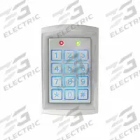 SECO-LARM Keypad: 4 3/4 in Ht, 7/8 in Dp, 3 in Wd, Gray, Gray – Aluminum, Gray (MPN SK-1323-SDQ). Key specifications — Color: Gray; Brand: SECO-LARM.