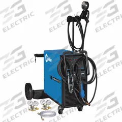 MILLER ELECTRIC MIG Welding Package: Millermatic 252, MIG/Aluminum Pack w/Running Gear (MPN 951961). Key specifications — Input Voltage (Nominal) (Merch - Table Column, Filters): 460V; Max. Wire Diameter: 3/64 in (Solid).