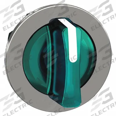 SCHNEIDER Short-Handled Selector Switch: 30 mm Panel Mount Size, 3 Positions - Illuminated Selector-Switch Operators
