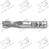 OSG Square End Mill: Cobalt, 2 Flute, 3 mm Mill Dia, 9.52 mm LOC, 58.7 mm OAL (MPN 5800100)