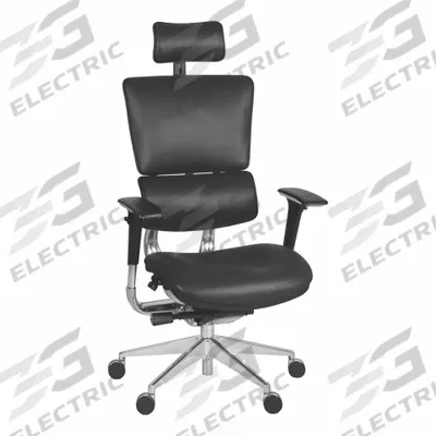 REGENCY Office Chair: Omega, Black, 21 in Back Ht, 20 1/2 in Seat Wd, 21 in Seat Dp - Fixed-Arm Office Chairs