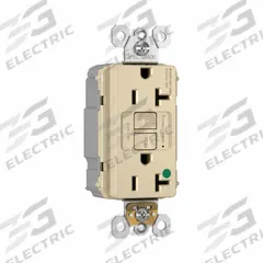 PASS & SEYMOUR Plugtail Duplex Receptacle: Hospital Grade, Duplex, 5-20R, Ivory, GFCI, 125V AC, 20 A (MPN PT2097HGI). Key specifications — attr1367147: PASS & SEYMOUR.