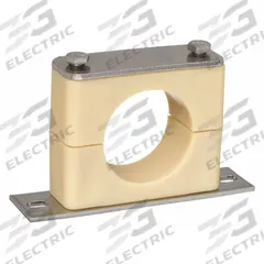 BEHRINGER PIPE SYSTEMS Beta Clamp: Smooth Bore, 316 Stainless Steel Clamp, Santoprene Cushion (MPN BSBX6075-SP)