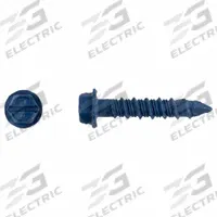 TAPCON Concrete Anchor Screw: 1 1/4 in Overall Lg, 1/4 in Dia, Steel, External Hex, Hex, 100 PK (MPN 3153407). Key specifications — Material Grade/Class: Low; Removable: Removable; System of Measurement: Inch; Tip Type: Self-Threading; Brand: TAPCON; Screw Anchor Type: Concrete Screw Anchor.