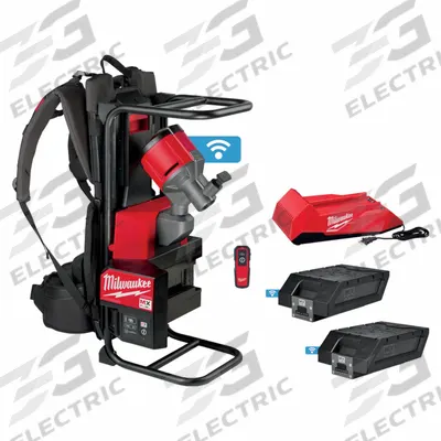 MILWAUKEE Concrete Vibrator: Backpack, 72V DC, 21 ft Lg, 2 1/2 in Dia, 2 1/2 in Radius - Milwaukee Cordless Concrete Vibrators