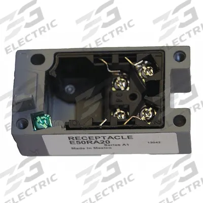 EATON Limit Switch Receptacle: EN50041 Body, 2 Mounting Holes, 1NO/1NC - Receptacles for Limit Switches