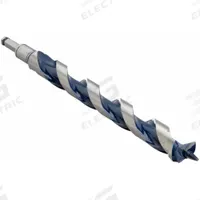 BOSCH Hybrid Drill Bit: 1 3/8 in Drill Bit Size, 17 1/2 in Overall Lg, Hex Shank, Carbon Steel (MPN NKLT22). Key specifications — attr255259: Hybrid Ship and Spur Auger; attr255260: Carbon Steel; attr255261: PTFE; attr277197: BOSCH.