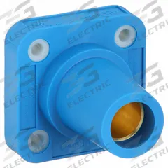 Single Pole Receptacle: Blue, Straight Taper Nose Mating, Threaded Stud Termination, 600V AC/600V DC (MPN HBLFRSBL). Key specifications — Series: 16; Receptacle Gender: Female; Brand: HUBBELL.
