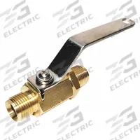 APPROVED VENDOR Manual Two-Way Ball Valve: 1/4 in, Brass, Straight, MNPT x MNPT, Full Port Ball Port (MPN G-BVLM-25M). Key specifications — Brand: APPROVED VENDOR; Handle: Lever.