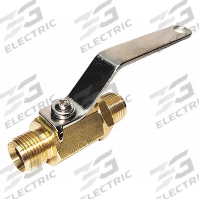 APPROVED VENDOR Manual Two-Way Ball Valve: 1/4 in, Brass, Straight, MNPT x MNPT - Mini Brass Ball Valves