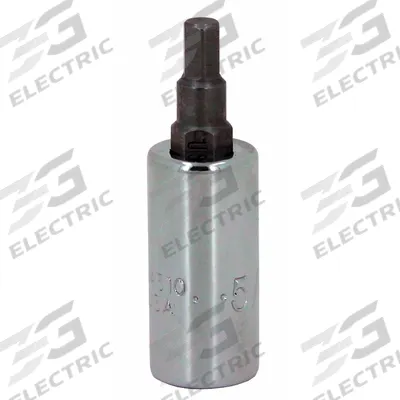 SK PROFESSIONAL TOOLS Socket Bit: 1/4 in Drive Size, Hex Tip, 2.5 mm Tip Size - Hex Bit Sockets