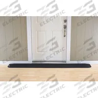 EZ EDGE Door Ramp: 82 in Lg, ADA Compliant, Black, Rubber (MPN MRAEZ1180). Key specifications — Brand: EZ EDGE.