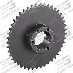 TSUBAKI Sprocket: For 40 Chain, 45 Teeth, 7.168 in Pitch Dia, 7.45 in Outside Dia, Steel (MPN 40P45). Key specifications — Brand: TSUBAKI; Required Bushing Series: P1.