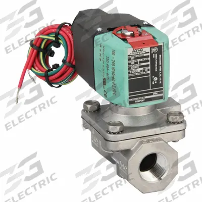REDHAT Solenoid Valve: 2-Way, Normally Closed, 1/2 in Pipe Size, 100 to 240V AC/DC - 2-Way/2-Position, Normally Closed Solenoid Valves