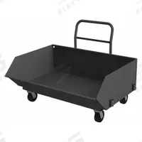 APPROVED VENDOR Hopper Truck: Not Powered, 20 cu ft Cubic Foot Capacity, 2,000 lb Load Capacity, Std (MPN HT-LP-4857-95). Key specifications — Color: Gray; Brand: APPROVED VENDOR; Caster/Wheel Configuration: (2) Swivel.