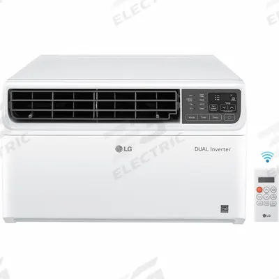 LG Window Air Conditioner: 300 sq ft – 340 sq ft, 8,000 BtuH, 115V AC, 5-15P - Residential-Grade Window ACs for Cooling Only