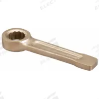 AMPCO Striking Wrench: Aluminum/Bronze, Natural, 24 mm Head Size, 6 in Overall Lg, 3/4 in Head Thick (MPN WS-24). Key specifications — attr324790: AMPCO.