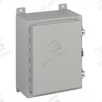 WIEGMANN Enclosure: Steel, 24 in x 30 in x 8 in, NEMA 12/13, Solid Cover, Hinged (MPN N12243008). Key specifications — Brand: WIEGMANN; Closure Method: Clamps; Knockouts: Not Included.