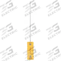 TEMPCO Thermocouple Probe: 32°F to 2,300°F /0°C to 1,260°C, Type K, Rounded Tip, 6.5 in Probe Lg (MPN MTA01546). Key specifications — attr1275752: 0.25 mm; attr1275763: ±2.2 °C or ±0.75 %, Whichever is Greater; attr1275765: MTA01546; attr1275769: TEMPCO.