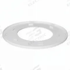 Recessed Down Light Trim: 8 in Dia, LED, For Flat Ceiling, 35 W, Recessed Downlight, White (MPN 62788 RT68TRIMEXT5A). Key specifications — Trim Color: White; Trim Material: Plastic; Brand: SYLVANIA; Lighting Technology: LED; Ceiling Type: Flat Ceiling; Trim Style: Extender.