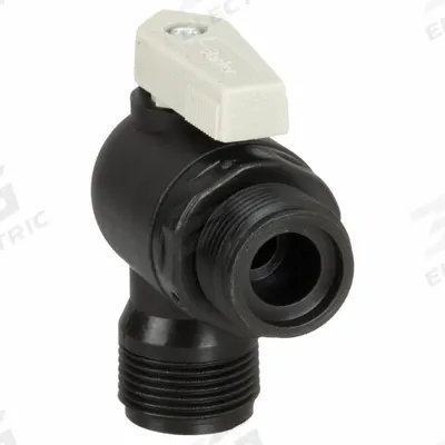 Parker Manual Two-Way Ball Valve: 3/8 in, Polypropylene, Angle, Sweat x Sweat - NSF 51 Compliant Polypropylene Ball Valves