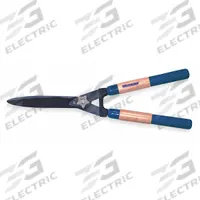 WESTWARD Dial-a-Cut Hedge Shears: 8 1/4 in Blade Lg, 23 in Overall Lg, Steel, Rubber (MPN 2ZB49). Key specifications — Blade Material: Steel; Handle Material: Rubber; Includes Cushioned Grip: Yes; Brand: WESTWARD.