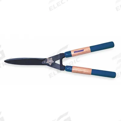 WESTWARD Dial-a-Cut Hedge Shears: 8 1/4 in Blade Lg, 23 in Overall Lg, Steel