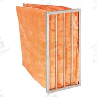 GRAINGER Pocket Air Filter: 24 in x 12 in x 22 in, MERV 14, Orange, Fiberglass, 4 Pockets (MPN 2GGW6). Key specifications — Display Sell UOM: EA; Brand: GRAINGER; Media Material: Fiberglass; Performance Rating: MERV 14.