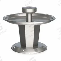 BRADLEY Wash Fountain: Silver, Stainless Steel, Circular, 54 in Overall Wd, Off-Line Vent Drain (MPN S93-639). Key specifications — Bowl Shape: Circular; Drain Type: Off-Line Vent; Color: Silver; Brand: BRADLEY; Series: Sentry; Sink Material: Stainless Steel; ADA Compliant: Not ADA Compliant.