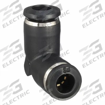 AIGNEP USA Push-Fit Adapter Fitting: 6 mm OD x 6 mm OD Size - Nylon & Nickel-Plated Brass Tube Fittings