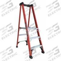LOUISVILLE LADDER Platform Stepladder: 3 ft Ladder Size, Fiberglass, 375 lb Load Capacity, 24 lb Wt (MPN FXP1803HD). Key specifications — Brand: LOUISVILLE LADDER; Included Features: Impact-Resistant Bracing.