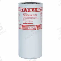 FILL-RITE Fuel Filter: Water, Disposable Canister, Water, 10 micron Filter Rating, Steel, Cellulose (MPN F1810PM0). Key specifications — Compatible Grainger Part Number: 48YA42; Brand: FILL-RITE; Body Material: Steel; Filter Material: Cellulose; Compatible Manufacturer Model Number: FR151; Series: Particulate.