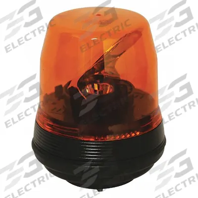 ECCO Rotating Beacon: Rotating Beacon, Amber, 5 11/16 in Overall Ht, LED - Vehicle Rotating Beacons