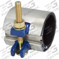 SMITH-BLAIR Pipe Repair Clamps: For 1 in Pipe, 12 in Overall Lg, 304 Stainless Steel (MPN 24400013212000). Key specifications — Brand: SMITH-BLAIR; Bolt Material: Steel; Maximum Operating Pressure: 150 psi; Maximum Vacuum Pressure: 10 psi; Gasket Material: Nitrile Rubber.
