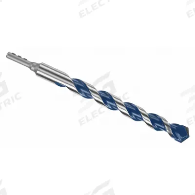 BOSCH Round Hammer Drill: 1 in Drill Bit Size, 10 in Max Drilling Dp - Round-Shank Masonry Drill Bits