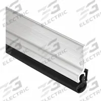 PEMKO Door Weatherstripping: Bulb Insert, 7 ft Lg, 1 1/8 in Wd, 1/4 in Ht (MPN 303 AS 1 X 36" + 2 X 84"). Key specifications — Insert Material: Silicone; Flange Material: Aluminum; Brand: PEMKO.