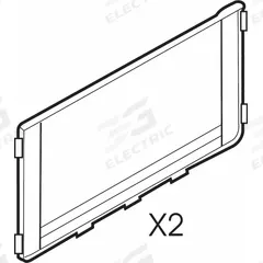 RUBBERMAID COMMERCIAL PRODUCTS Back Panel Kit: For 14J684/1RF35/1RF37/8VMF8 (MPN FG6189L2BLA). Key specifications — For Use With Grainger Item Number: 8VMF8; For Use With Mfr. Model Number: FG619800PLAT; Fits Brand: Rubbermaid Commercial; Product Type: Back Panel Kit; Brand: RUBBERMAID COMMERCIAL PRODUCTS.