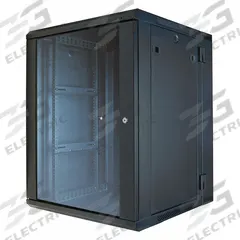 VIDEO MOUNT PRODUCTS Equipment Rack Enclosure: 15 Rack Units, 30 1/2 in x 24 1/4 in x 21 7/8 in (MPN ERWEN-15E). Key specifications — Brand: VIDEO MOUNT PRODUCTS; Includes: Door; Material: Steel; Features_Broad: Hinged Back.