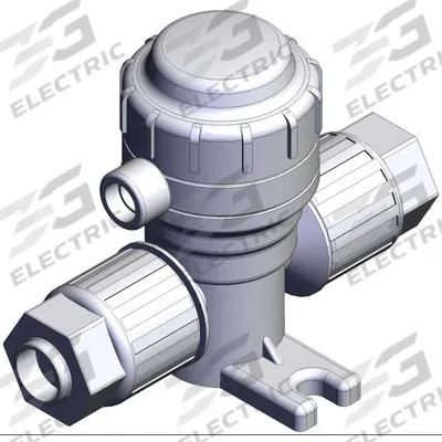SMC Viper Valve: 3/8 in, Air to Spring, Fail Closed, PFA, 1/8 in NPT - High-Purity Pneumatically-Actuated Diaphragm Valves