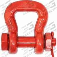 CROSBY Sling Shackle: Sling Shackle, 6,500 lb Working Load Limit, 1 in Compatible Sling Wd, Red, Red (MPN 1020485). Key specifications — Body Color: Red; Brand: CROSBY.