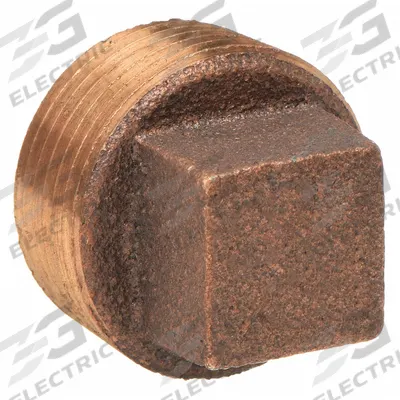 APPROVED VENDOR Plug: Plug, 1 in, NPT Threaded, Brass - Low-Pressure Threaded Pipe Fittings