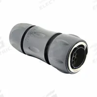 SOURIAU Electrical Connector: Trim Trio UTGX 14, Plug with Cable Gland, 12 Contacts, 16 A, 500V (MPN UTGX6JC1412P). Key specifications — attr1043586: 30 AWG to 14 AWG; attr1043574: Contacts Not Included; attr1020114: SOURIAU; attr1043080: 1/3 Bayonet; attr1043085: IP69K; attr1043079: Trim Trio UTGX; attr1043575: Male; attr1043093: 500V.